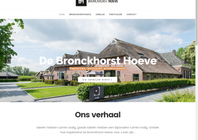 Website -De Bronckhorst Hoeve